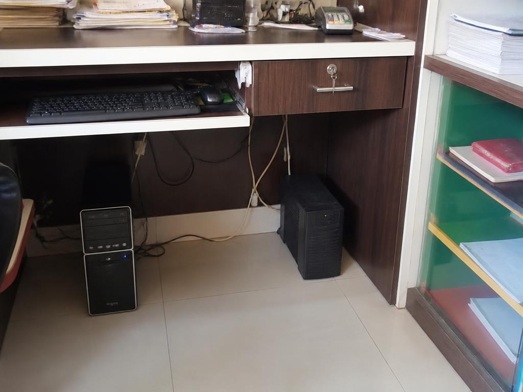 UPS power backup unit installed in an office